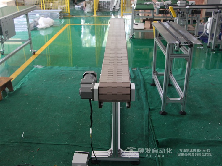 直角電機不銹鋼側板型材支架塑料鏈板線